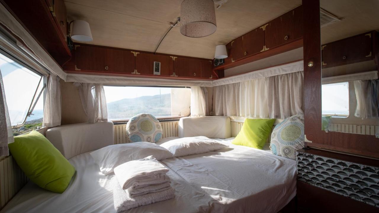 Caravan Fishing Spot Porto Roxa Agios Leon Bagian luar foto